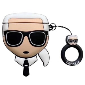 Karl Cartoon Shockproof AirPods Case