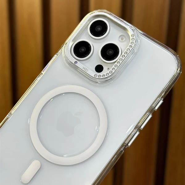 Luxury MagSafe Delicate Diamond Camera Edge Case