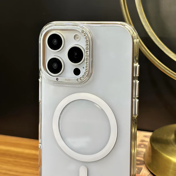 Luxury MagSafe Delicate Diamond Camera Edge Case