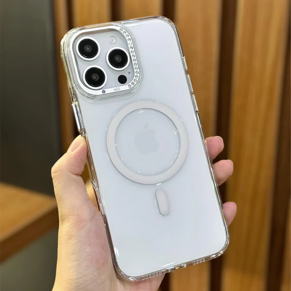 Luxury MagSafe Delicate Diamond Camera Edge Case