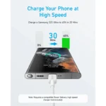 Anker 322 USB-C to USB-C Cable A81f6 60W