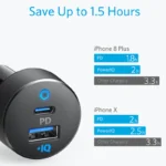 PowerDrive A2732 PD+ 2 35W (20W PD+15W) USB C Car Charger