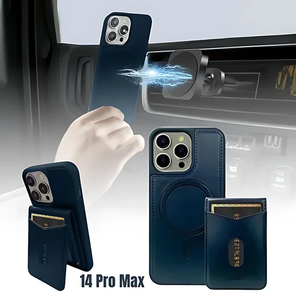 DDU Magnetic Phone Case with Detachable Card Holder