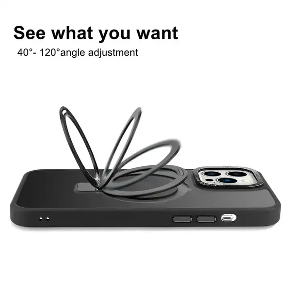 Clear Magnetic Case With Stand