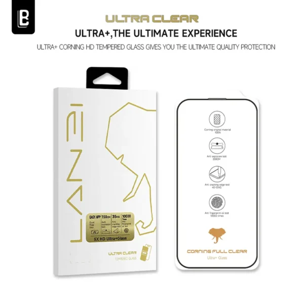 LanBi Ultra 10X Clear Glass Screen Protector For iPhone
