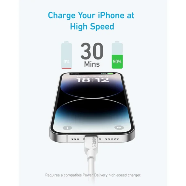 Anker 310 USB C to Lightning Cable A81A2