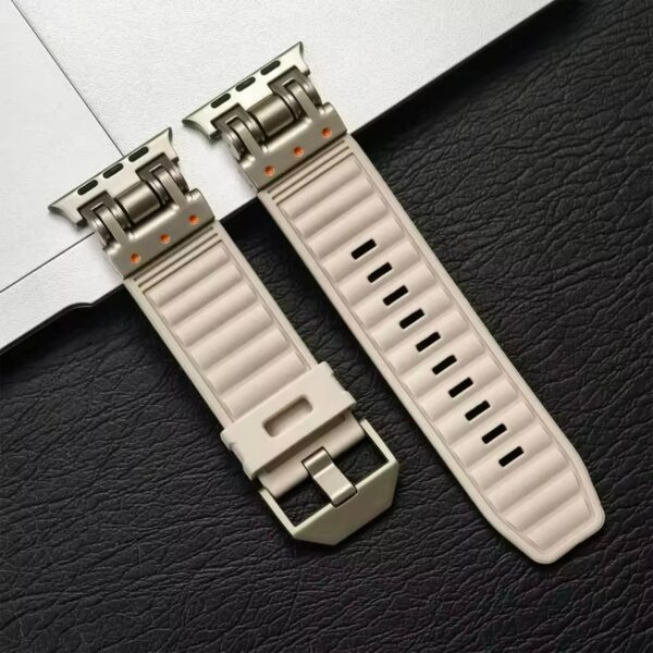 Mecha Two Claw Silicone Band for Apple Watch