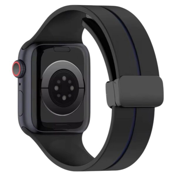 Soft Sport Silicone Magnetic Buckle Band For Apple Watch