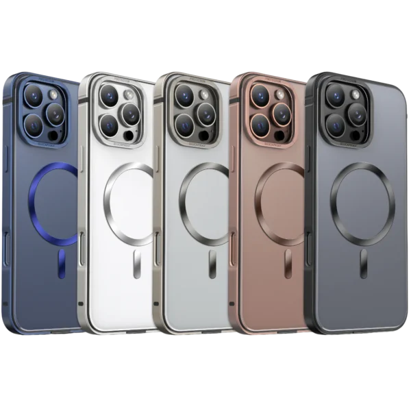 Aluminum Alloy Metal Bezel Magsafe Case