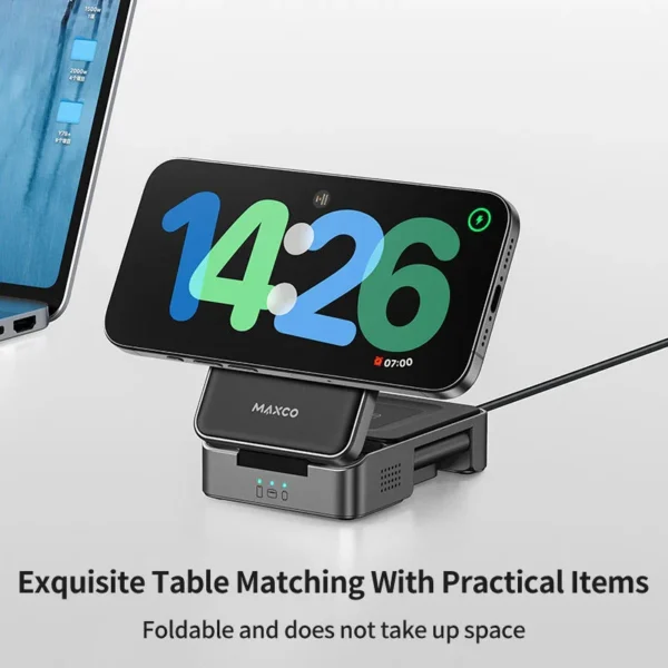 Maxco 3 In 1 Magnetic Wireless Charger 15W