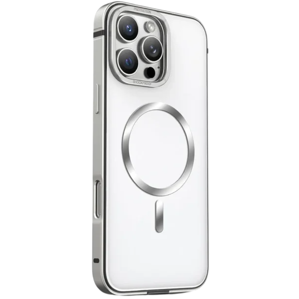 Aluminum Alloy Metal Bezel Magsafe Case