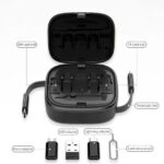 Recci 5 In 1 PD65W Charger Retractable Multi-port Adaptor