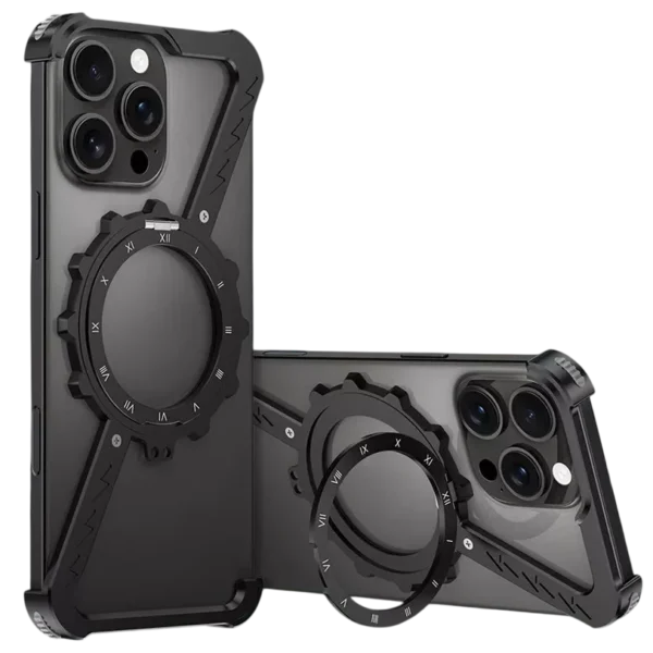 Armor Gear With Rotating Ring Stand Case