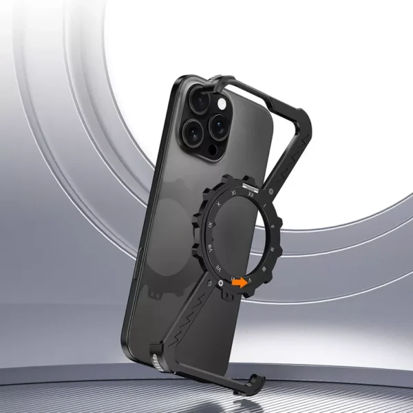 Armor Gear With Rotating Ring Stand Case