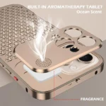 Metal Heat Dissipation Aluminum Fragrance Cooling Cover Shockproof for iPhone