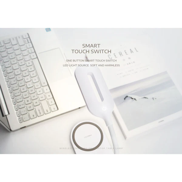 Recci Wireless Charging LED Desktop Lamp 15W Fast Charge