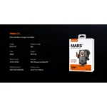 Recci Mars Series Car Phone Holder with MagSafe Charging Feature & Blue Light Indicator 15W