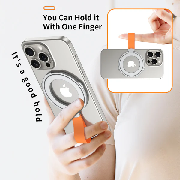 Universal Magnetic Ring MagSafe Alignment & Strong Hold