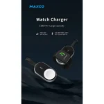 Maxco 2-in-1 Smart Self-Charging Magnetic Watch Charger Power Bank 1200mAh