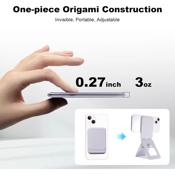 HDD Ultra Slim Magnetic Selfie Holder Foldable Stylish Grip Stand