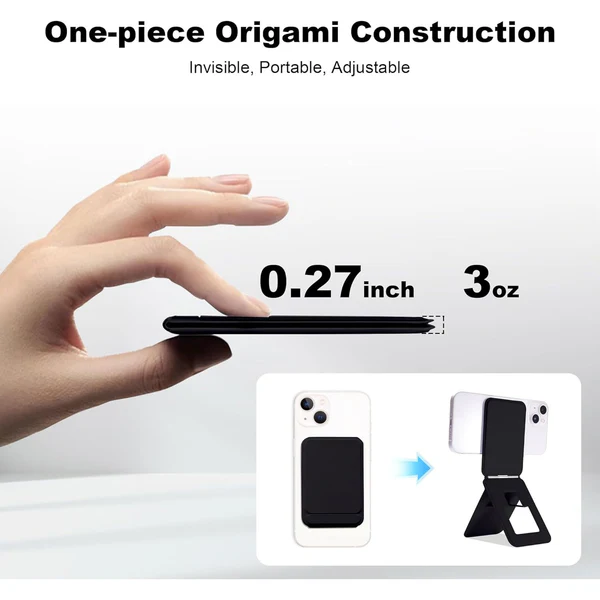 HDD Ultra Slim Magnetic Selfie Holder Foldable Stylish Grip Stand