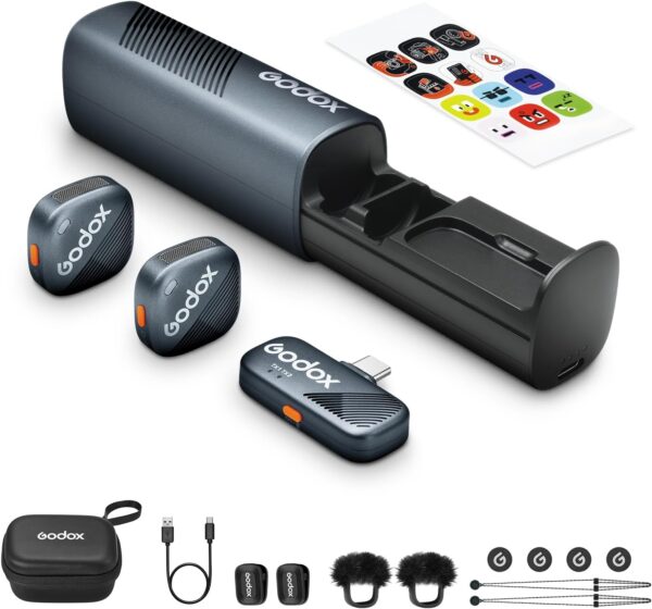 Godox Cube-SL Kit2 Wireless Lavalier for Type C