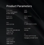 Maxco 3 In 1 Foldable Wireless Charger 15W