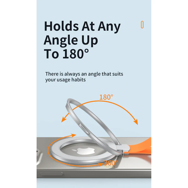 Universal Magnetic Ring MagSafe Alignment & Strong Hold