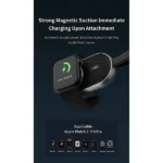 Maxco 2-in-1 Smart Self-Charging Magnetic Watch Charger Power Bank 1200mAh