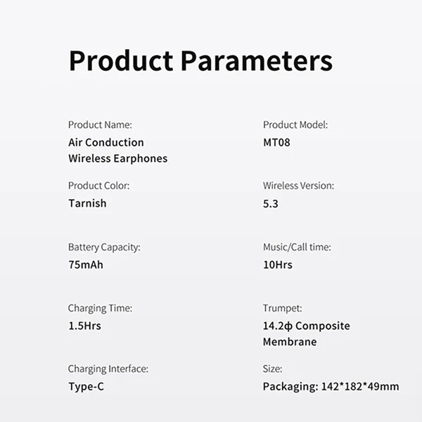 Maxco Air Conducation Wireless Earphones