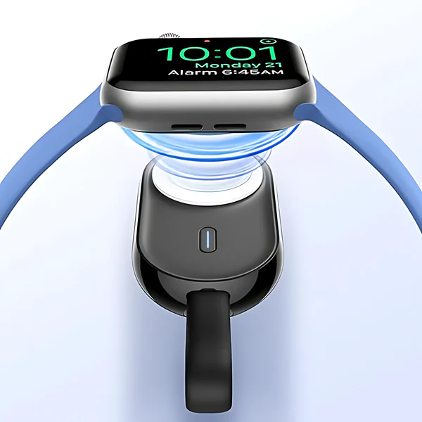 Maxco 2-in-1 Smart Self-Charging Magnetic Watch Charger Power Bank 1200mAh