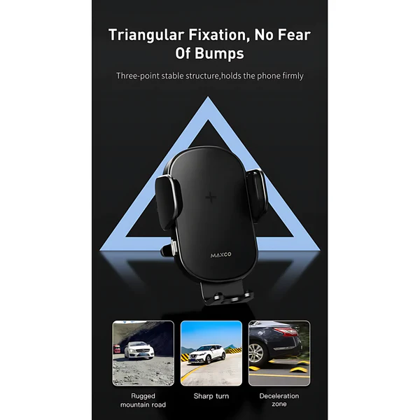 Maxco 360° Wireless Charging Car Holder 15W
