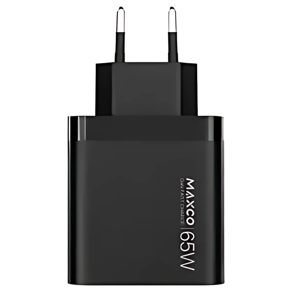 Maxco GaN Fast Charger PD 65W 3-Ports EU Plug Design Standard