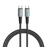 Maxco Braided Cable Type-C to Type-C with Light Display 100W  1.2m