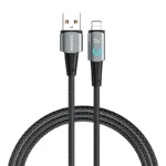 Maxco Braided Cable USB to Lightning with Light Display2.4A  1.2m