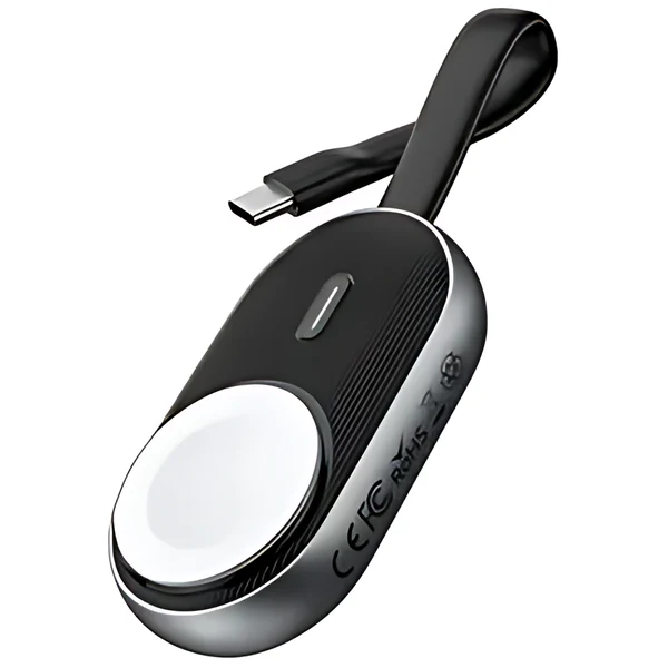 Maxco 2-in-1 Smart Self-Charging Magnetic Watch Charger Power Bank 1200mAh