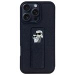 Karl-Inspired Luxury Leather Stand Case