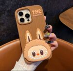Cartoon Mirror Stand Labubu Silicone