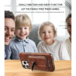 Rimbmax Magnetic Wallet Leather with Detachable Card Holder Case