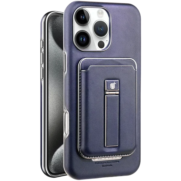 Rimbmax Magnetic Wallet Leather with Detachable Card Holder Case