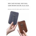 Rimbmax Magnetic Wallet Leather with Detachable Card Holder Case