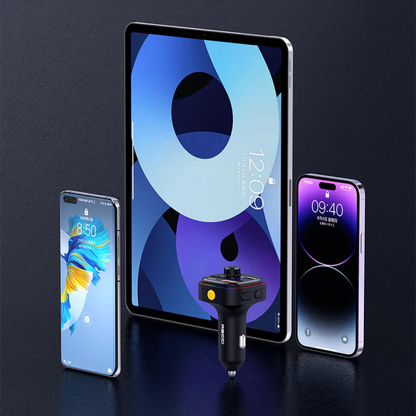 Recci Multi-Functional With FM Car Charger