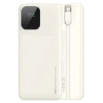 Recci Power Bank 10000mAh  22.5W with Built-In Cables Fast Charging