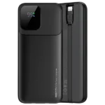 Recci Power Bank 10000mAh  22.5W with Built-In Cables Fast Charging