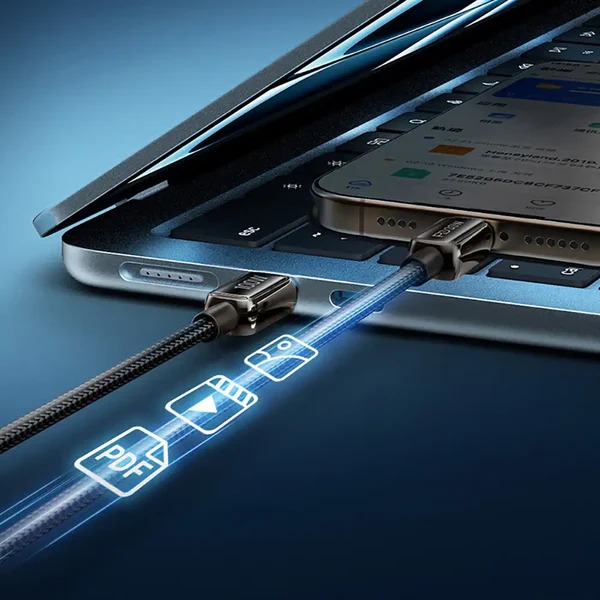 Recci 240W Fast Charging Cable with Lamp Display