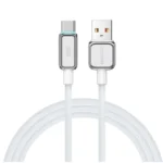 Recci 100W Fast Charging USB-A to Type-C Cable with Lamp Display