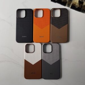 BIGC Leather-Style Case in a Modern Dual-Shade Design