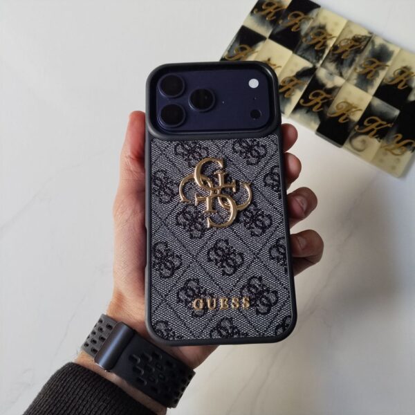 𝐆𝐔𝐄𝐒𝐒 PU Fabric 4G Big Metal Logo