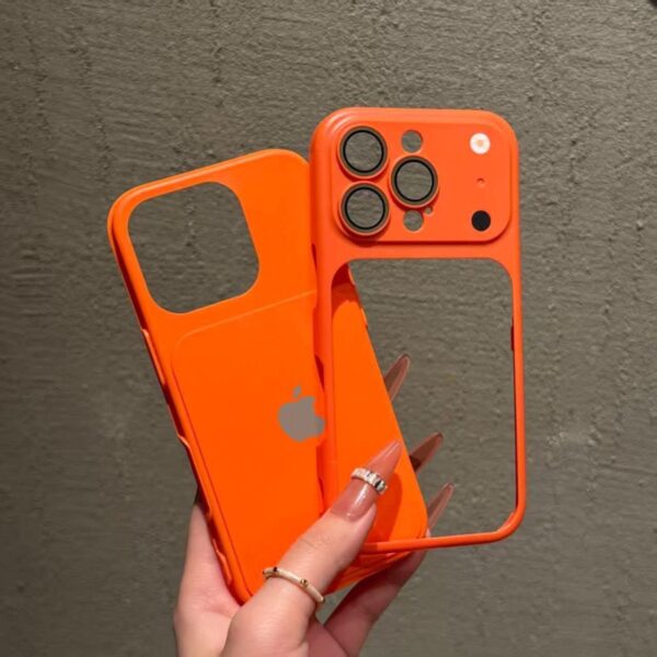 Double Protection Silicone iPhone Case with Camera Protection