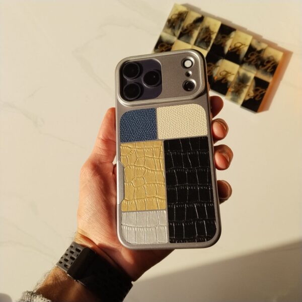 Sheen Leather Metal Frame Magsafe Case iPhone 17 Pro Max